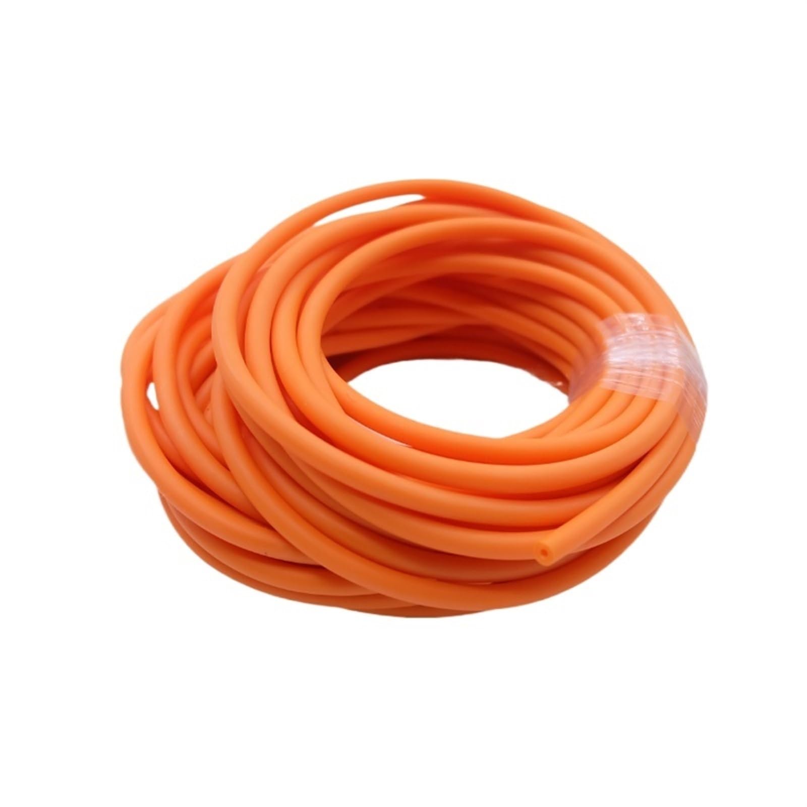 Flexible Conduit Latex Rubber Hoses Antifreeze Tension Rope Pipe High Resilient Elastic Tube Outdoor Conduit for Electrical Cable(Orange,2M,ID1.6mm X OD3.6mm)