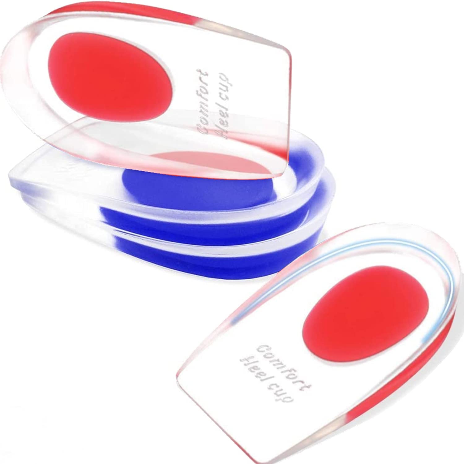 YOSELYN Silicone half Heel Protector Socks,Moisturizing Socks for Foot-Care and Anti Heel Cracks,Gel Heel cups Silicon Heel Pad for Heel Ankle Pain, Heel Spur Shoe Support Pad (Heel Pad) (B09Z31RSF7) Amazon Price History, Amazon Price Tracker