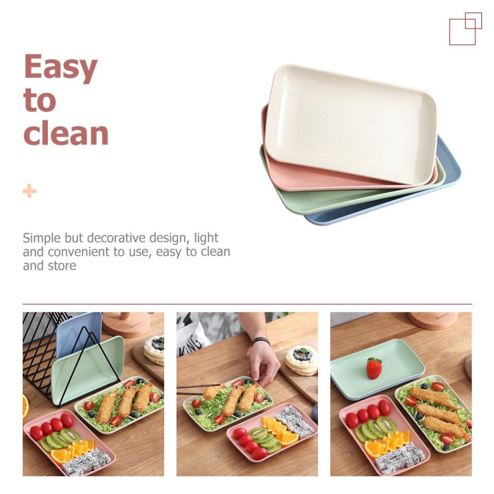 Platos Rectangulares para Sushi Ciieeo 4 piezas miniatura 6