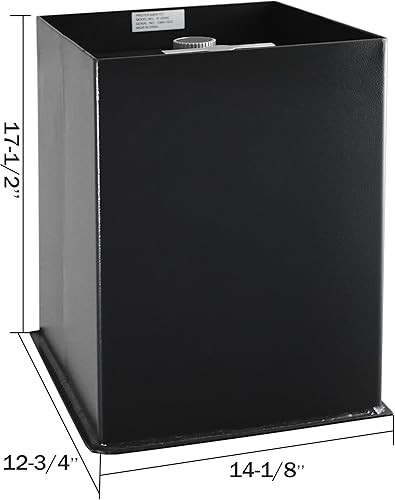Miniatura 9 de Protex IF-2500C - Caja fuerte de seguridad para suelo con puerta de acero de 12 pulgada, 5 pernos de bloqueo, diseño antirrobo