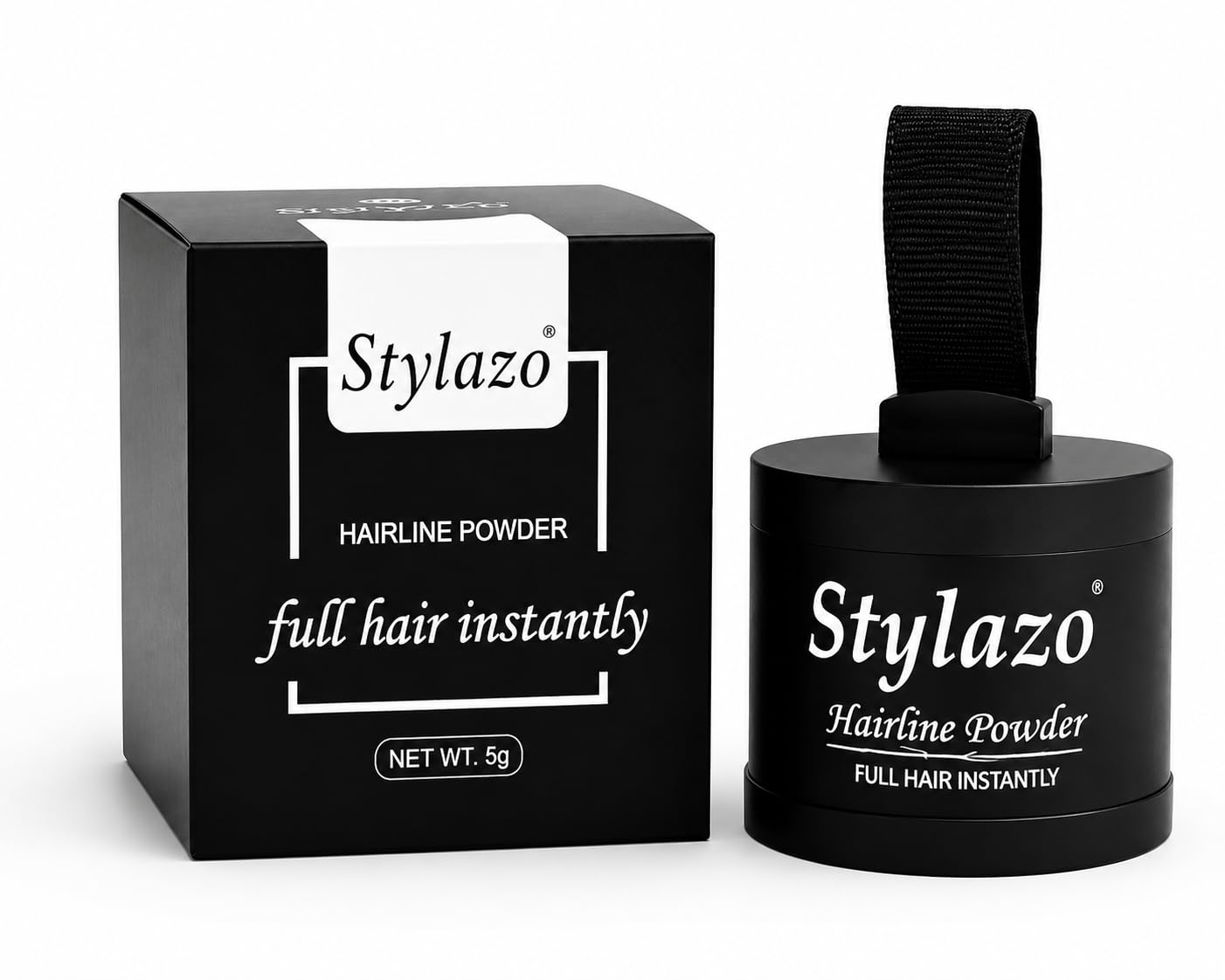 Stylazo Hairline Powder Instantly Conceals Hair Loss,Hair Powder Gray Hair Coverage for Men and Women Dark Brown 5g(Dark Brown)-image-14