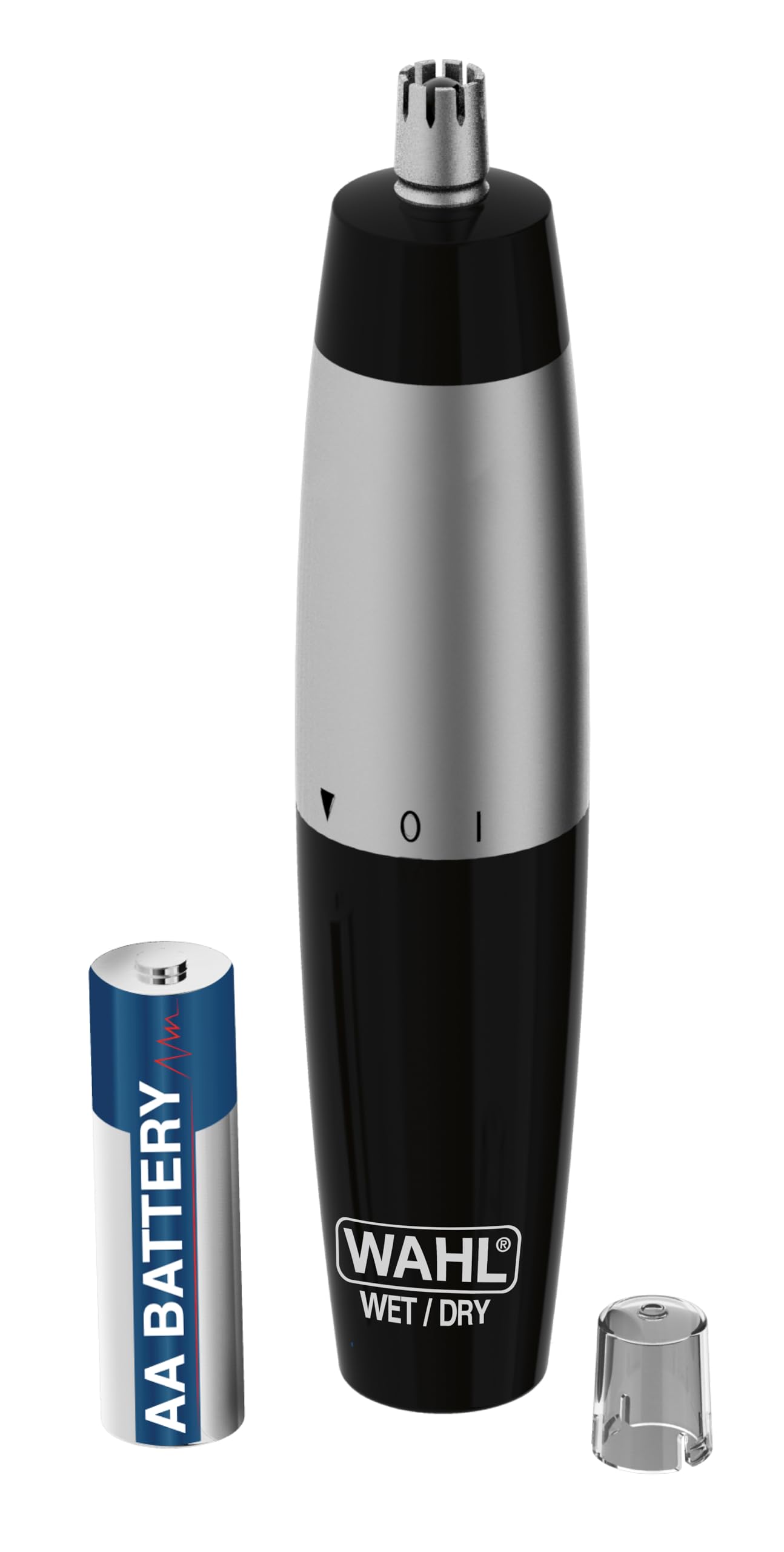 Nasal Trimmer, Detachable Attachment, Easy Cleaning, Cordless Trimmer, Blade Guard, Aa Battery Included, 05642-135
