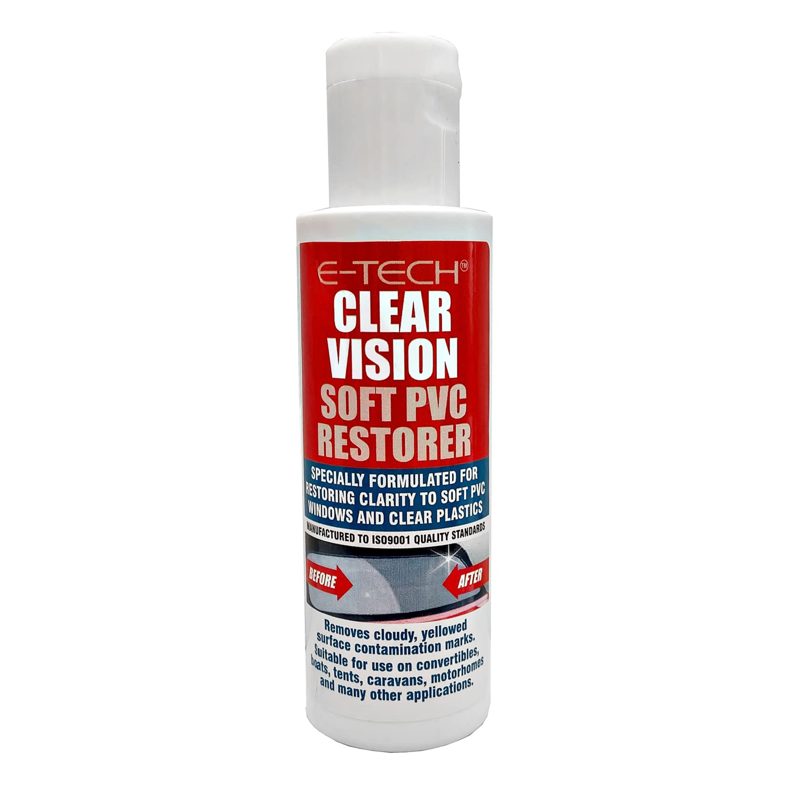 E-TECH CLEAR VISION SOFT PVC RESTORER - 100ML