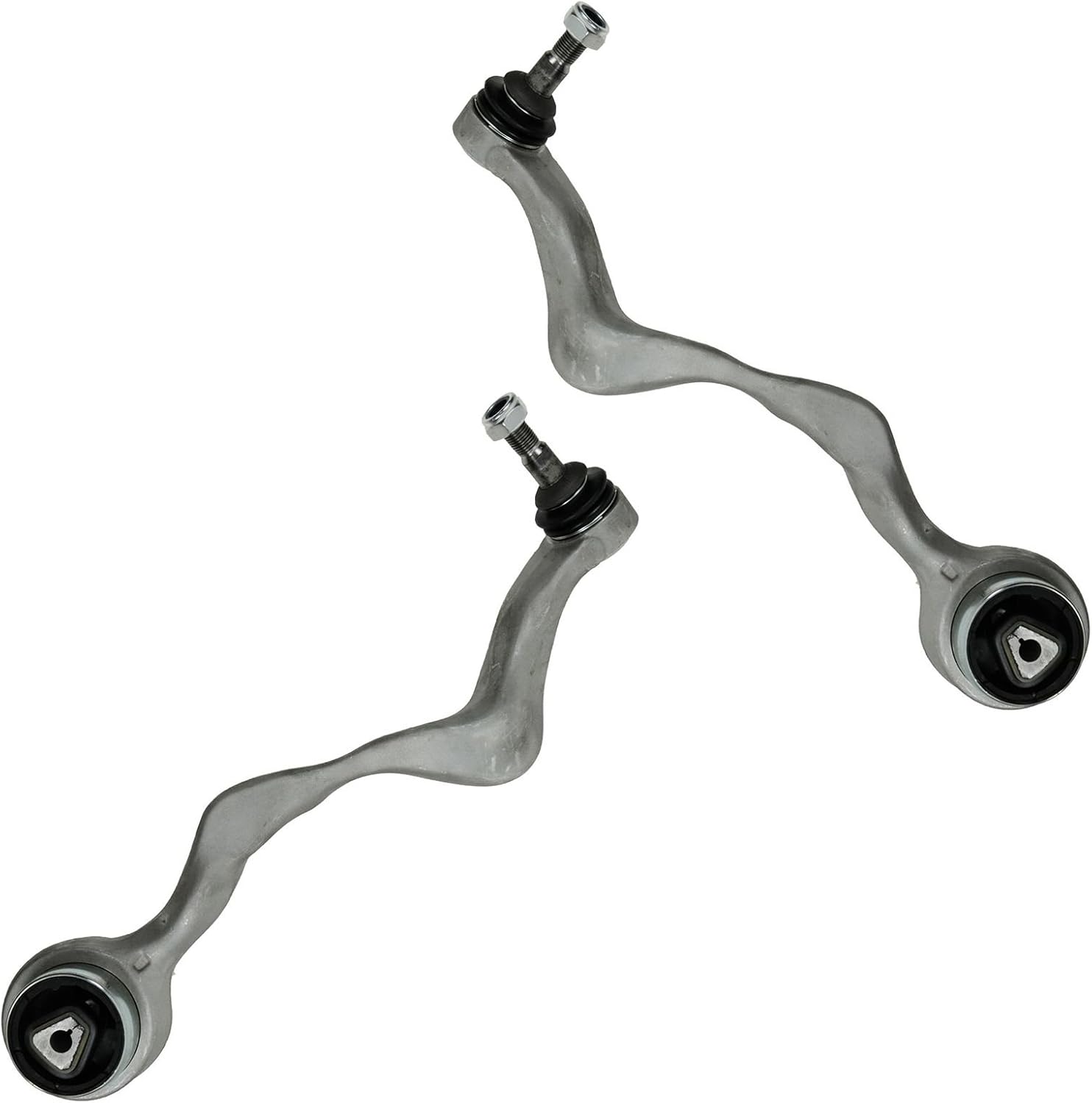 TRQ Front Steering & Suspension Kit Control Arm with Ball Joint Sway Bar Stabilizer Link Tie Rod Assembly Compatible with BMW