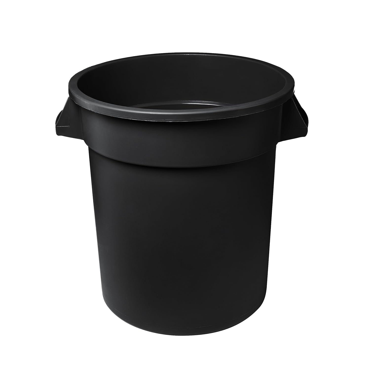 Indoor Trash Can, 44 Gallon Black Round Commercial Trash Can/Ingredient Bin, Kitchen Waste Bin, Trash Bin, Durable Wastebasket, Garbage Can, Waste Receptacle, (Art.5)