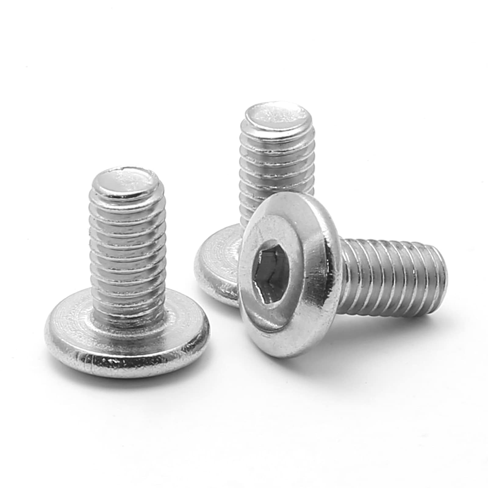 M6 304 Stainless Steel Flat Head Countersunk Hex Socket Cap Screws Bolts DIN7991
