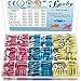 Sopoby 580 PCS Heat Shrink Connectors Electrical Terminals Waterproof Marine Automotive Crimp Wire Assortment, Ring Fork Spade Butt Splices