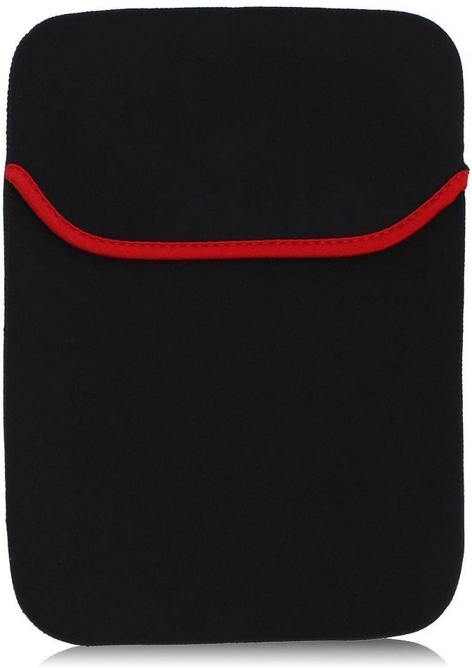 12 inches Laptop Sleeve Bag Case Pouch Reversible Bag for Dell, Hp, Acer, Lenovo, Apple Laptops (Black)