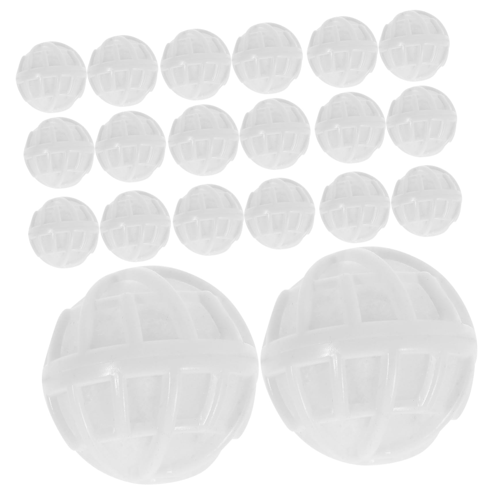 BESPORTBLE 100 Piezas Material De Filtro De Tanque De Peces Acuario Bio Bolas Filtro De Pecera Bolas De Filtro De Piscina Filtro De Tanque De Tortuga Pequeña Bola De Filtro Abdominales