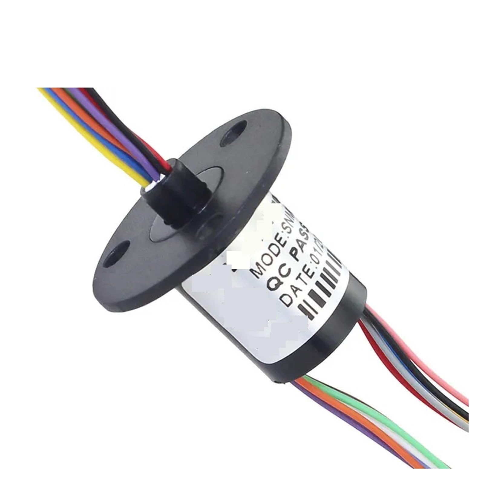 Mini-Kapsel-Schleifring SNM012 6 Drähte/12 Drähte/18 Drähte Schleifringe 2A Signal(12wires A-flange)