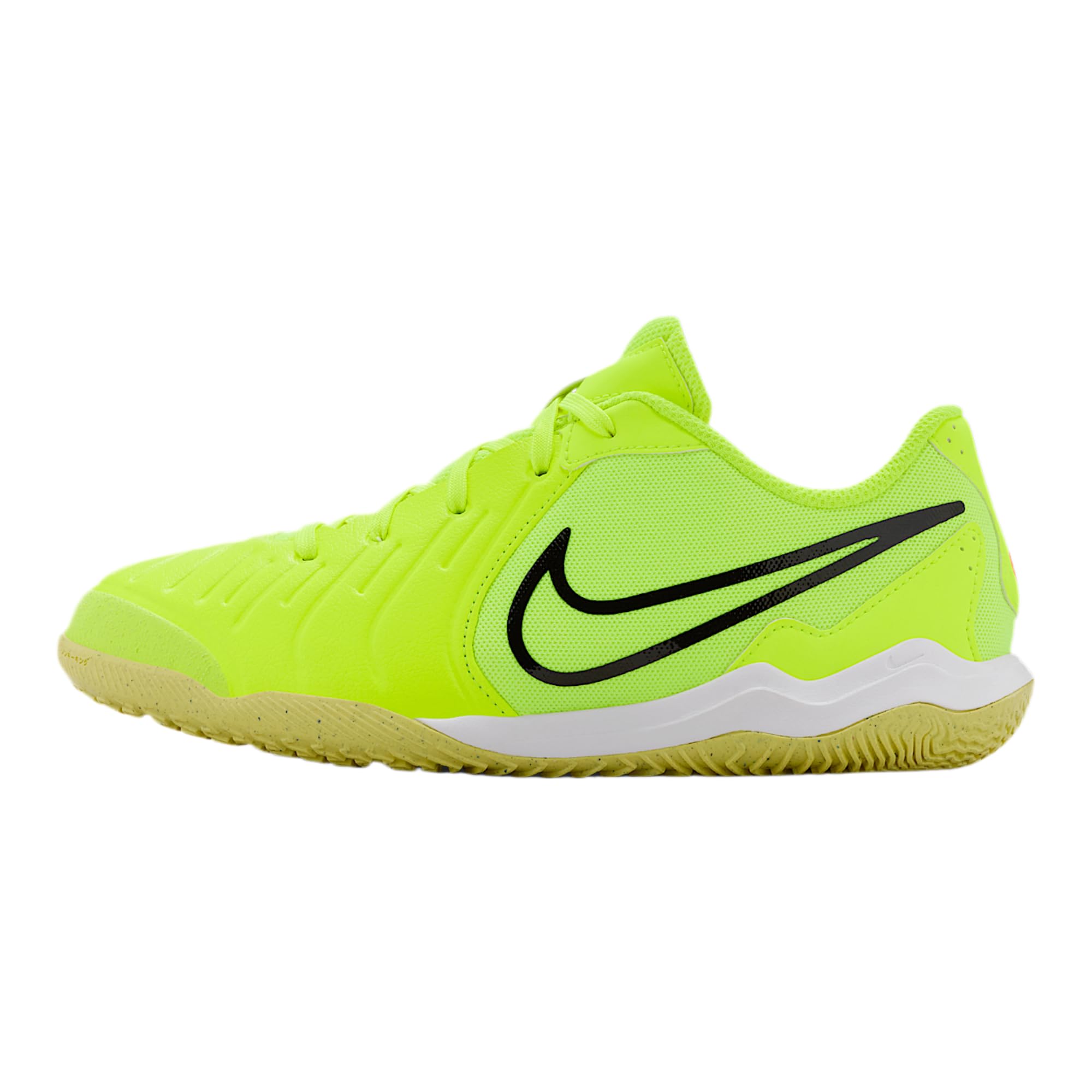 Nike Kids Jr Legend 10 Academy Ic Football Shoe, Volt/Black, 5