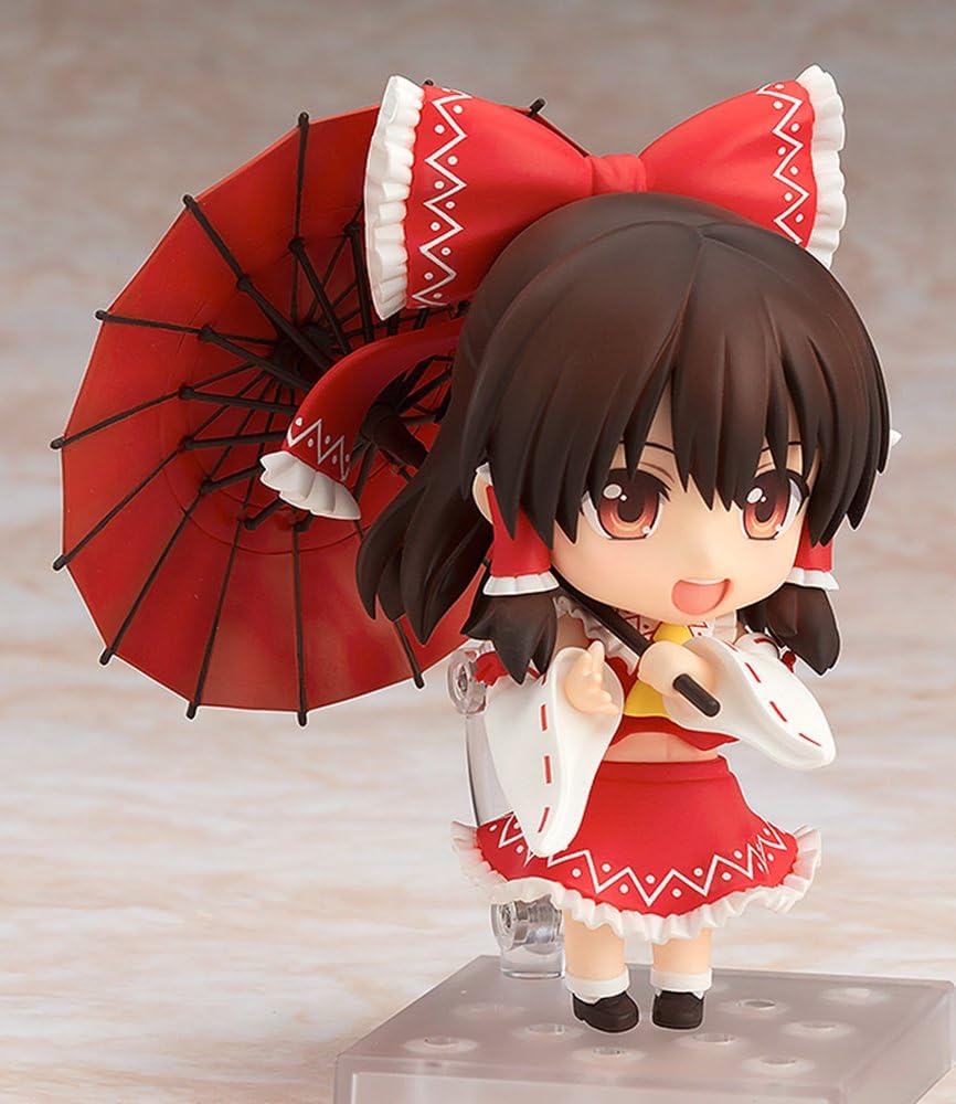 Reimu hakurei 2.0 Fig. 10 cm Touhou Project nendoroid re-Run, Multicoloured, 5.8 inches x 7.5 inches x 3.8 inches - Image 2