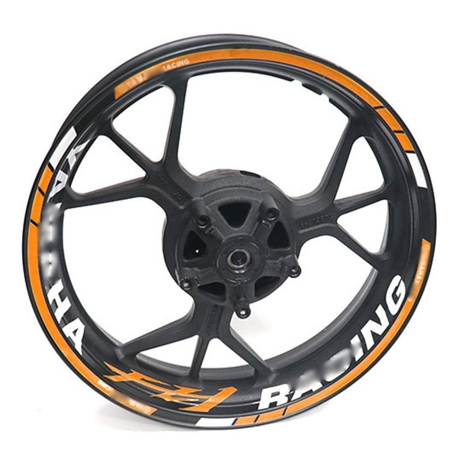 Naklejki na felgi Naklejka Motocyklowa Dla FZ1 Dla Fz1 Dla Y&AMAHA Naklejki Dla Koła Naklejka Na Felgę Naklejki na felgi (Size : 4)