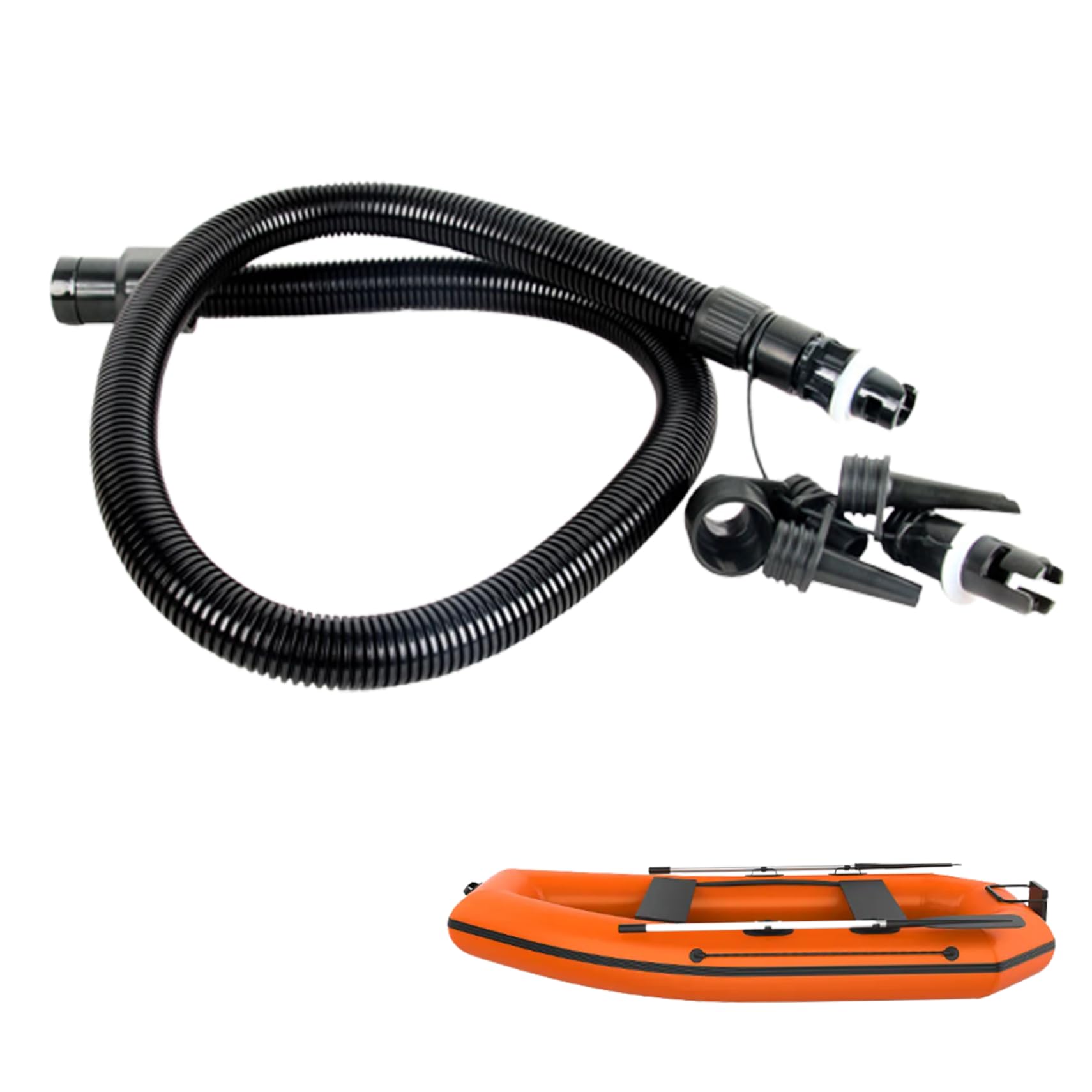 eurNhrNPaddle Board Pump Hose for Stermay 782 Replacement Kayak Electric Air Pump Hose Universal Paddleboard Accessories with Multiple Adapters Outdoor Sports