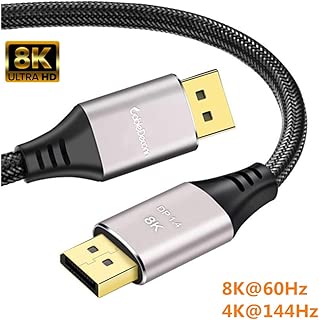Able De Cobre Yiwentec Ultra Hd 8k 4k Displayport Cable Dp 1 4 8k 60hz 4k 144hz De Alta Velocidad 32 4gbps Hdcp 3d Delgado Y Flexible Dp A Dp Cable 2 M 8k Electronica Informatica