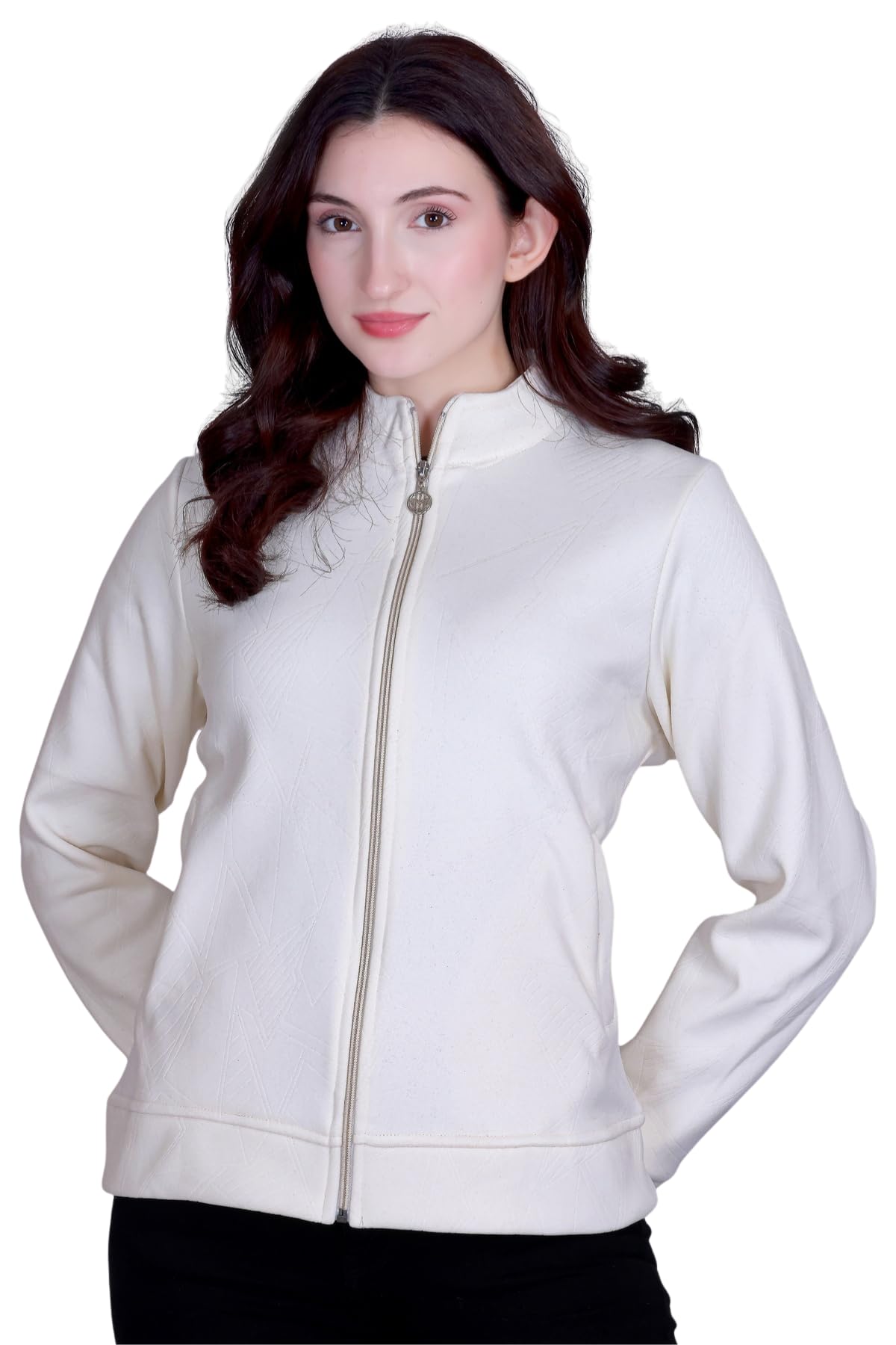 cupid Woman's Full Sleeves Casual Regular Fit Fleece Winter Wear Lining Design Hooded Neck Sweatshirt with Pocket_L to 2XL-picture-42