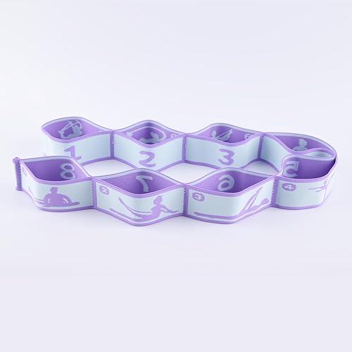 Miniatura 7 de Correa elástica para yoga con bucles, correas elásticas CEILIWEN para terapia física, banda elástica de pilates, bandas elásticas para ejercicio,