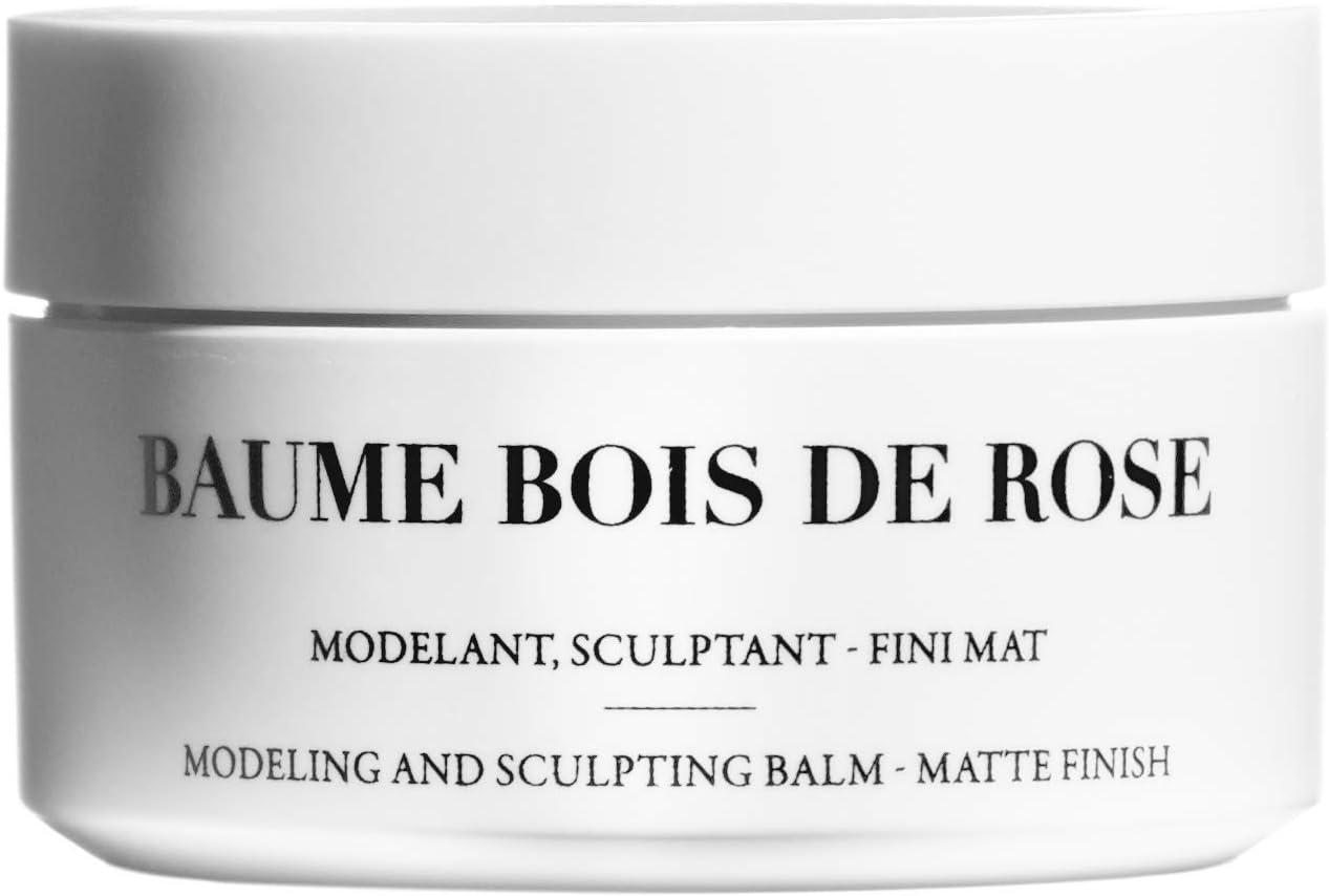 Baume Bois De Rose by Leonor Greyl Paris - Modeling and Sculpting Pomade - Hair Modeling Cream - Matte Finish Styling Pomade for All Hair Types (1.7 Oz)