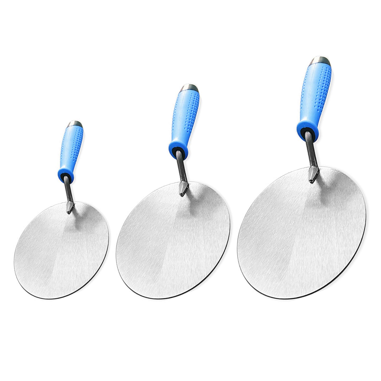 Yrohgkpn Of 3 Heavy Duty Stainless Steel Masonry Trowels Suitable For Building Construction Diyer Projects Long Lasting Use Bricklaying Tool Set