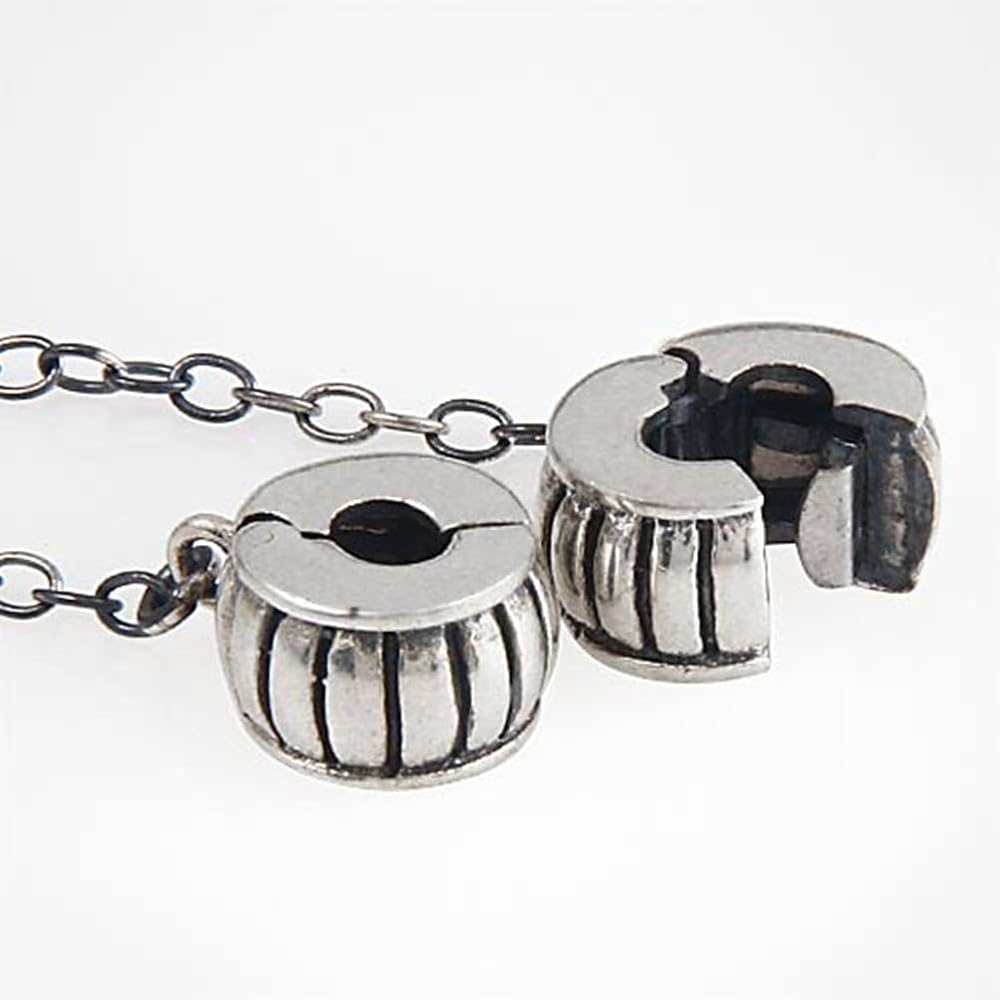 Clip Distanziatore Per Bracciali - Argento 925 Con Zirconia, Adatto Per Bracciali Serpente