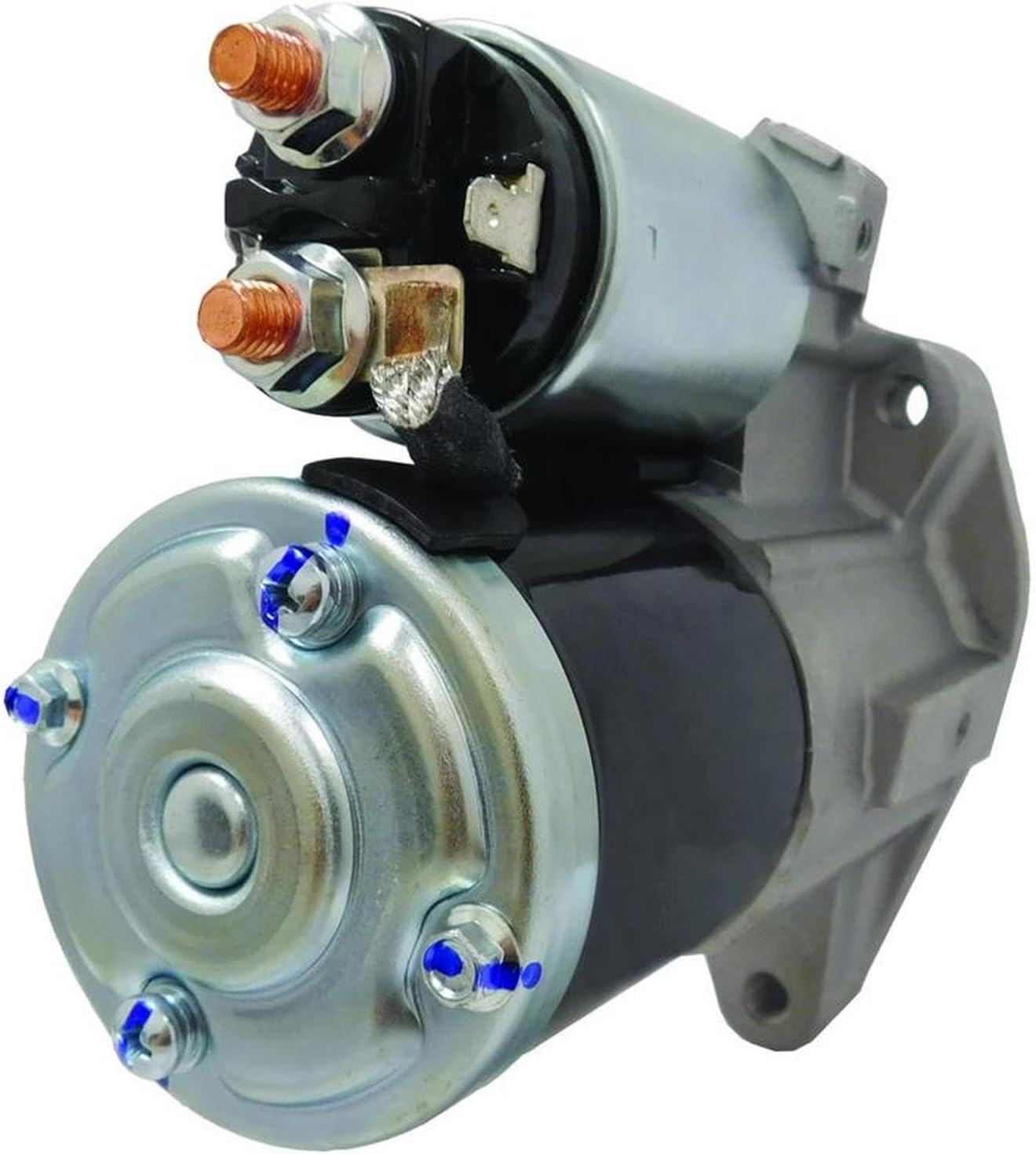 PREMIER GEAR PG-19133 Starter Replacement for Liberty V6 (10-12), Nitro V6 (10-11), 04801854AA, 4801854AA, M000T32972, M000T32972ZC,Grey