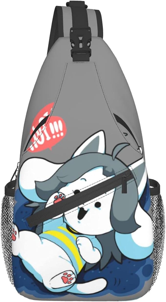 Amazon 斜め掛けバッグ ワンショルダー リュック 3dプリント 肩掛けバッグ 軽量 収納バッグ 防水 斜胸包 ボディーバッグ レジャーバックパック 日常用 カバンアンダー テール テミー イラスト 1 N A シューズ バッグ