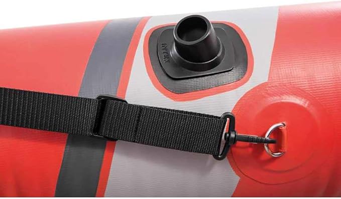 Excursion Pro Inflable Kayak 2 Personas Vinilo con Remos y Bomba, Rojo (Paquete de 3) miniatura 6