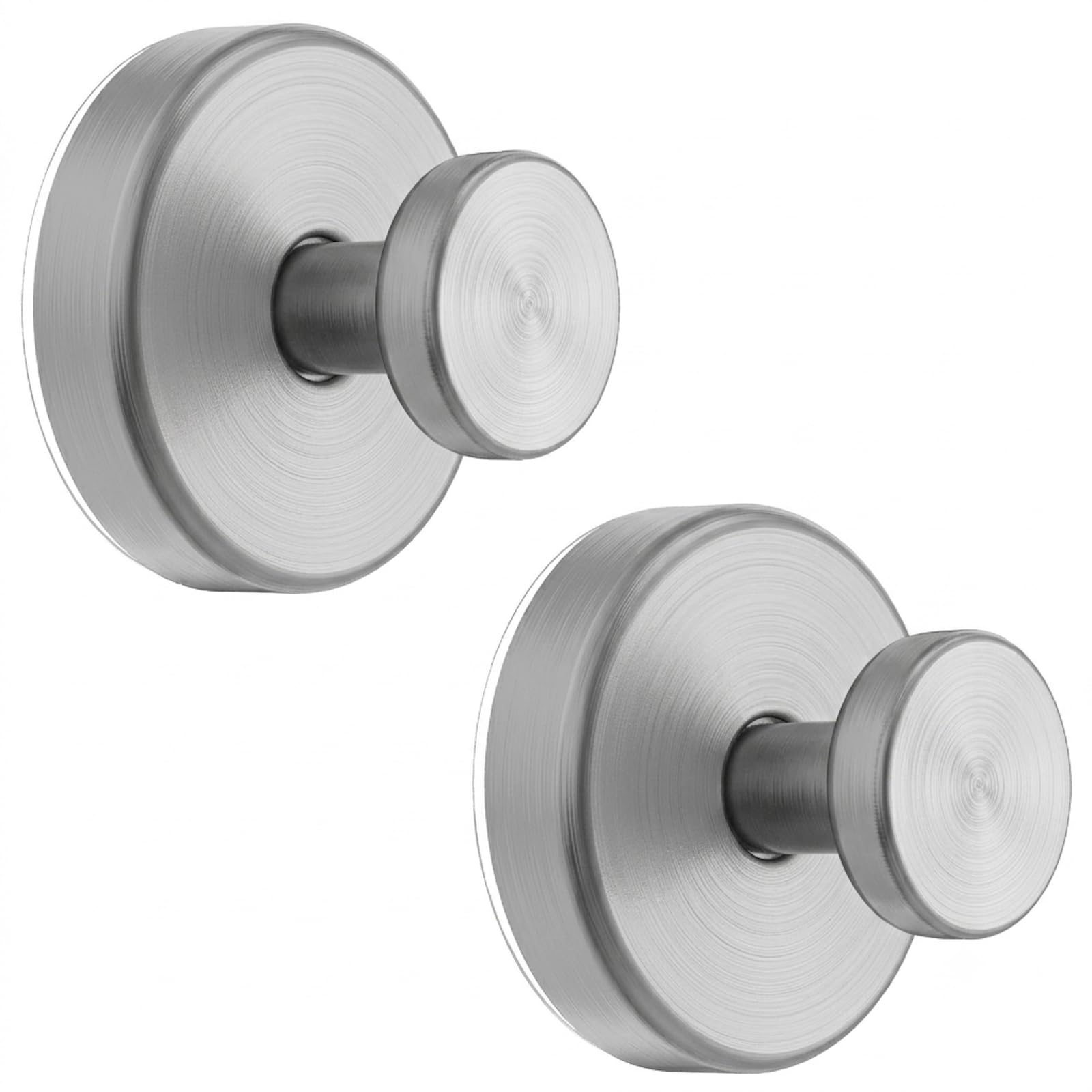 Photo 1 of Hviiso Vacuum Suction Cup Hooks - 2 Pack, Silver
