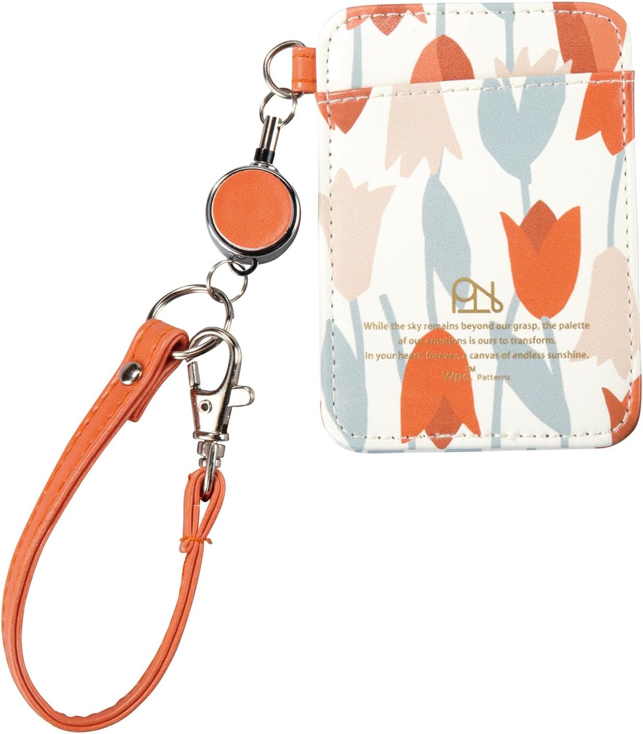 [2025] Wpc. Patterns Synthetic Leather Print Reel with Pass Case Vogelvenneoff W168-555-204