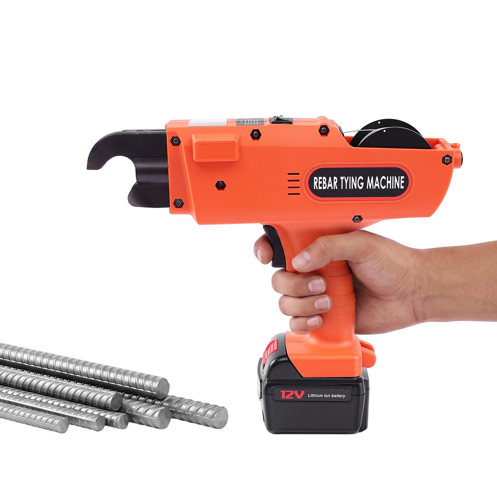 Rilegatrice a batteria per aste in acciaio da 6-25 mm