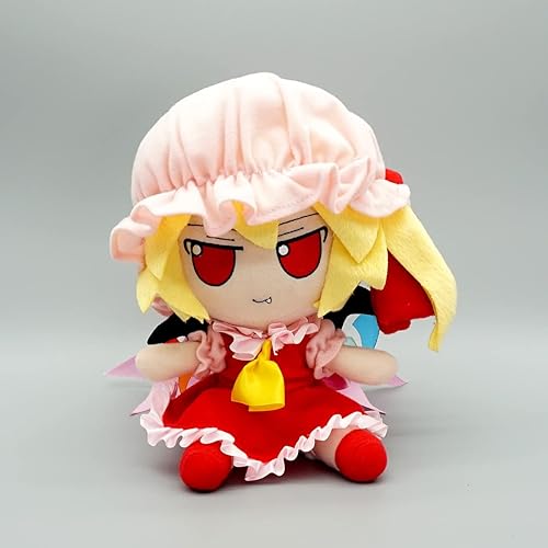 Miniatura 1 de Peluche encantador en stock Touhou Project Flandre figura de muñeca de juguete x1 Kawaii regalo