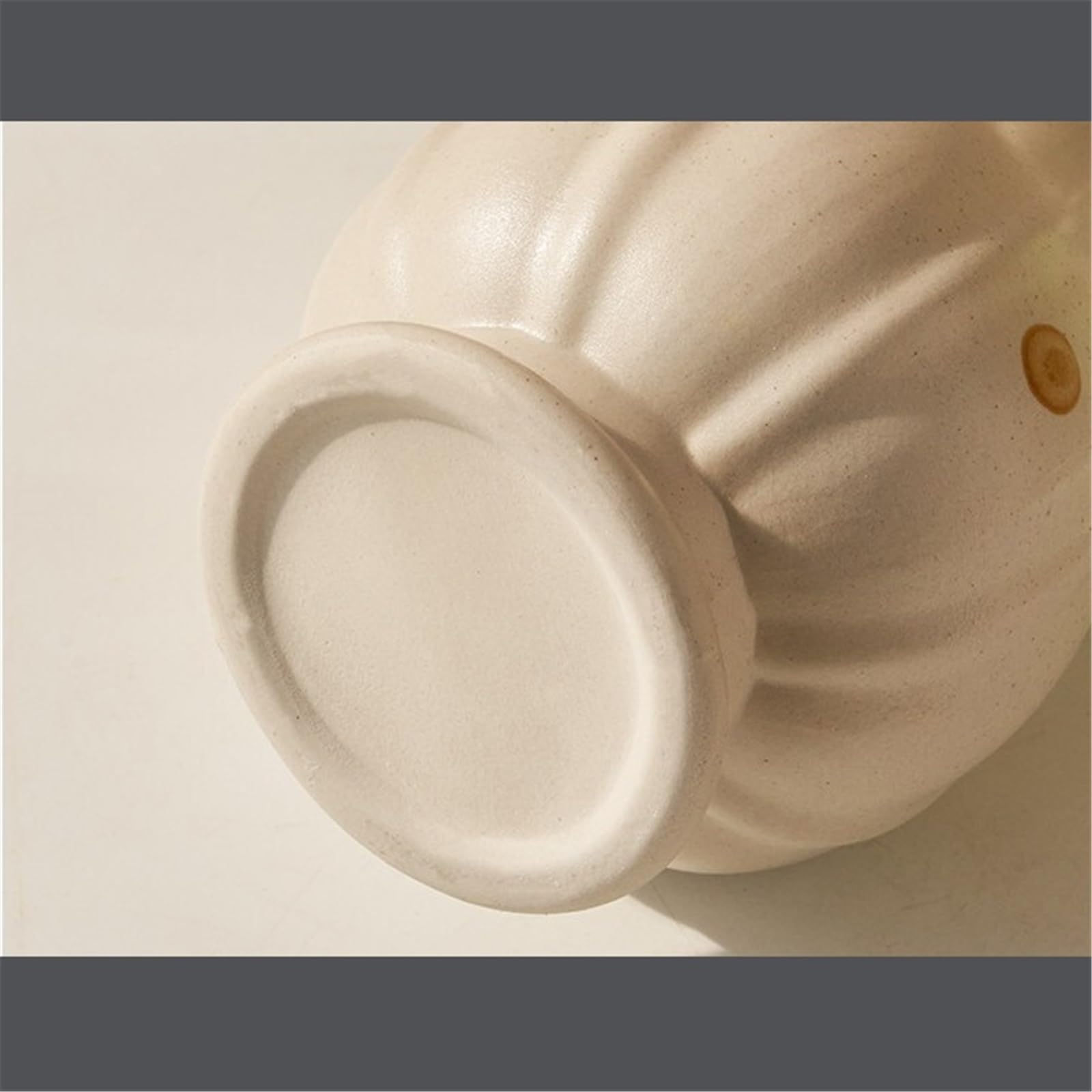 Dekorative Vintage Gepunktete Krug-Keramikvase 22 cm