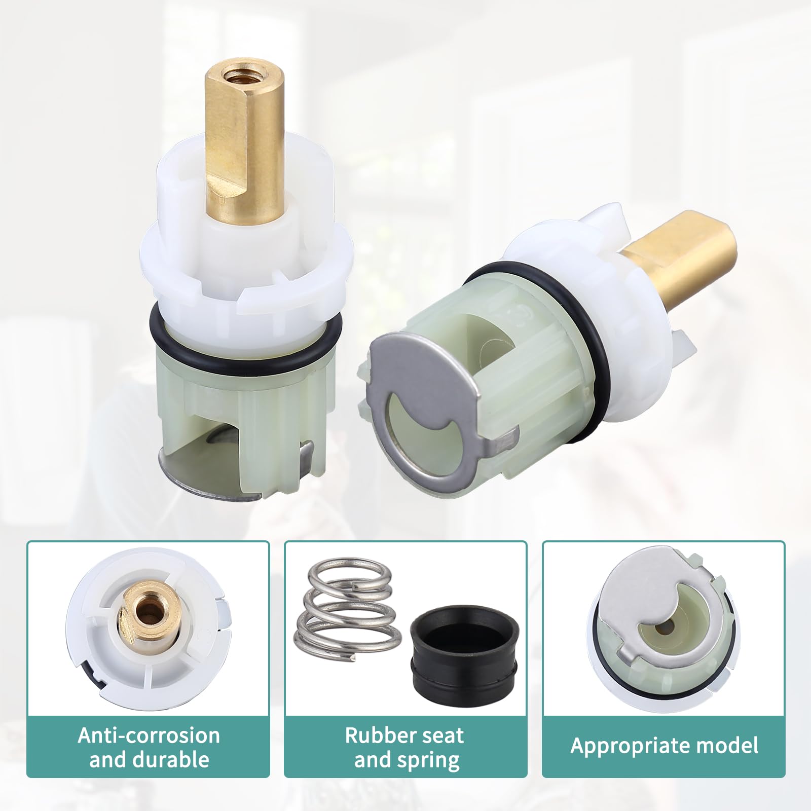 Delta Faucet Stem Assembly - Leak Repair Kit 2-Pack - View #11