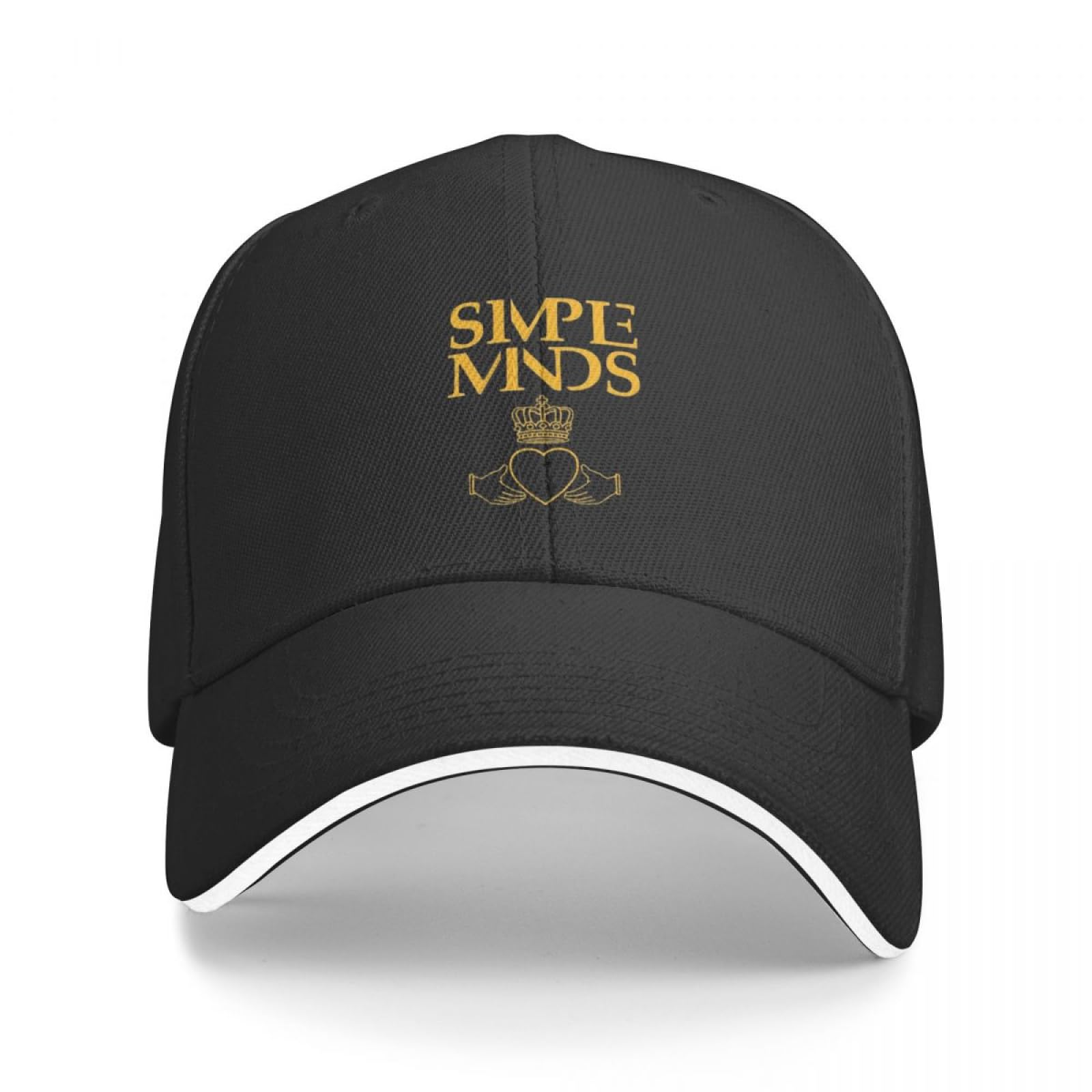 CIZIEOE Baseball Cap Simple Minds Logo Summer hat Golf Cap Hat Luxury Men Black