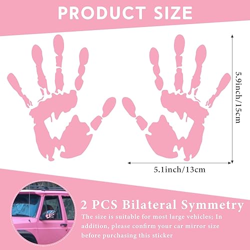 Miniatura 2 de Sabary 2 calcomanías onduladas compatibles con vehículos todoterreno para automóvil, decoración de automóvil para espejo retrovisor izquierdo y