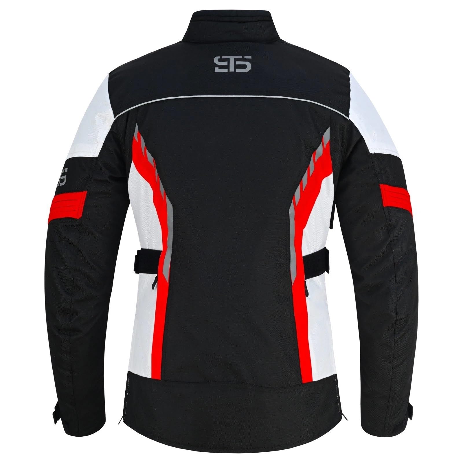 Genérico Chaqueta de Moto para Mujer ST 848 MXP-Tex, 3 Capas, 4 Estaciones, Impermeable, Poliéster 600D