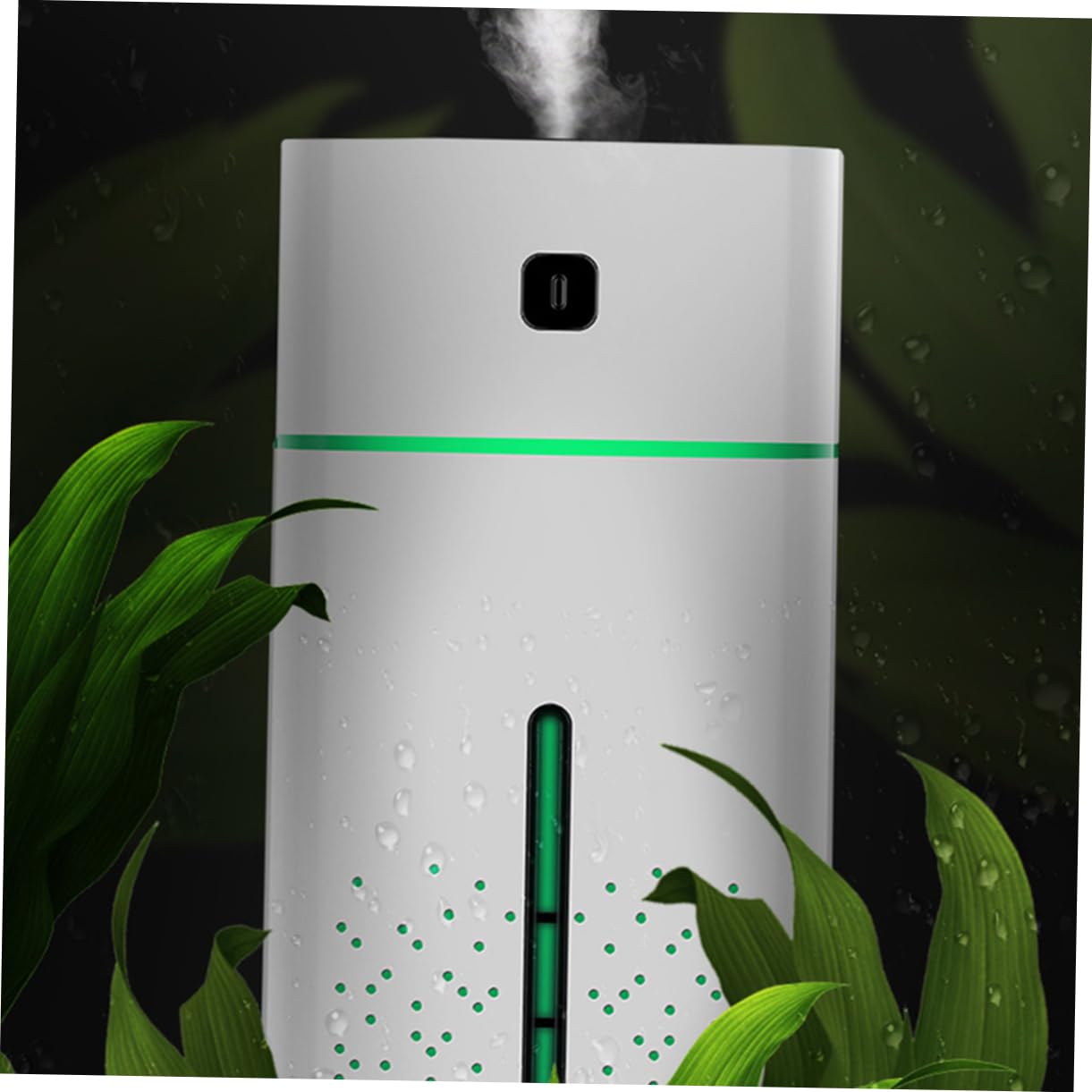Umidificatore Silenzioso USB Bianco 1l in Plastica per Casa | Vapore Ultra Fine, Rimuove gli Odori Sgradevoli, Uso Ufficio e Ambiente Domestico
