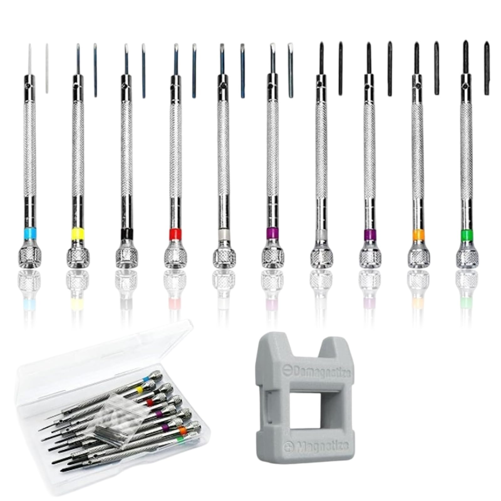 Watchmaker's Screwdriver Set, 10 Pcs 0.6-1.6 mm Precision Screwdriver Set