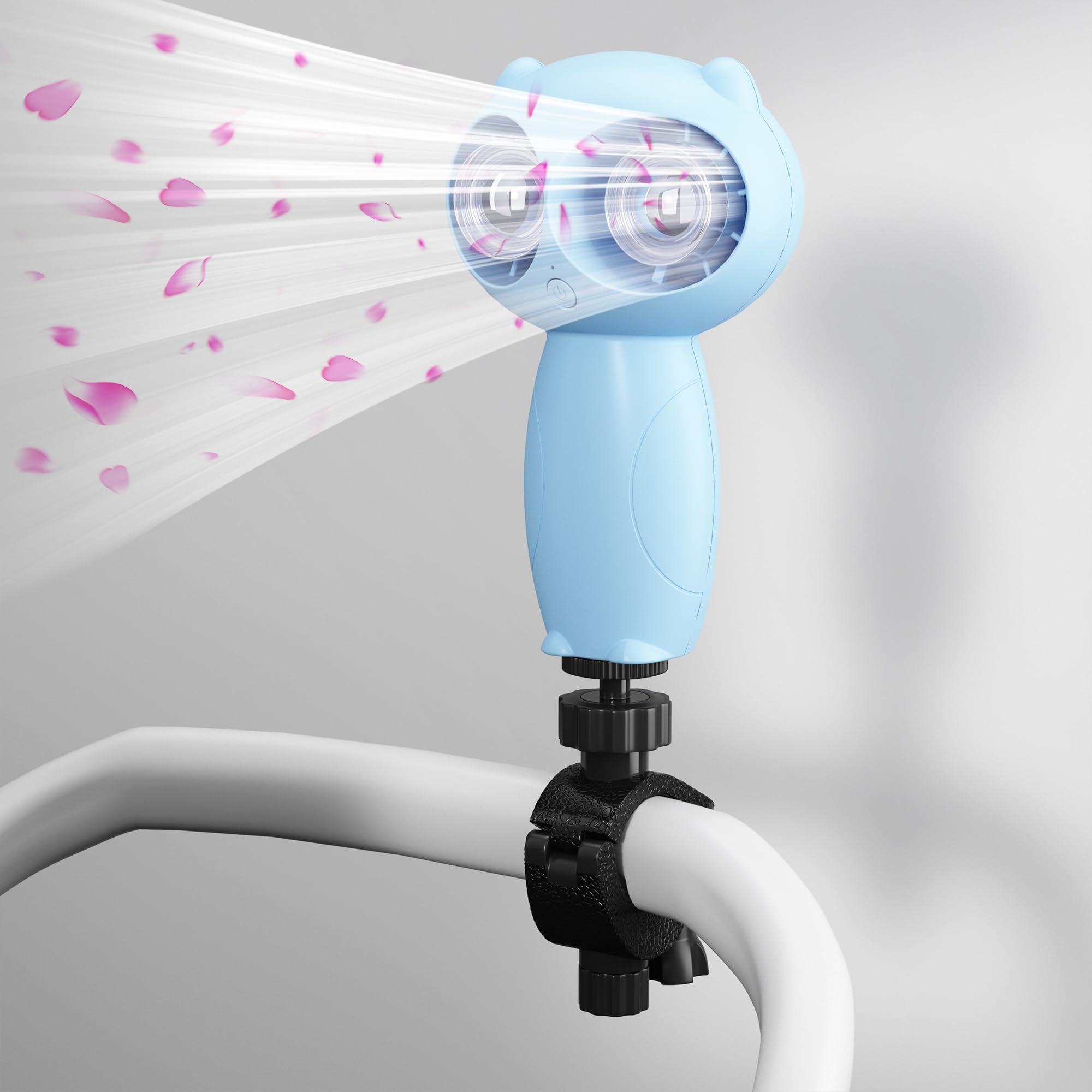 Ventilatore per Passeggino, Ventilatore Personale Portatile a Batteria, Ventilatore Gufo Carino Ricaricabile con Aromaterapia per Passeggini, Letti, Scrivanie, Campeggio e Viaggi