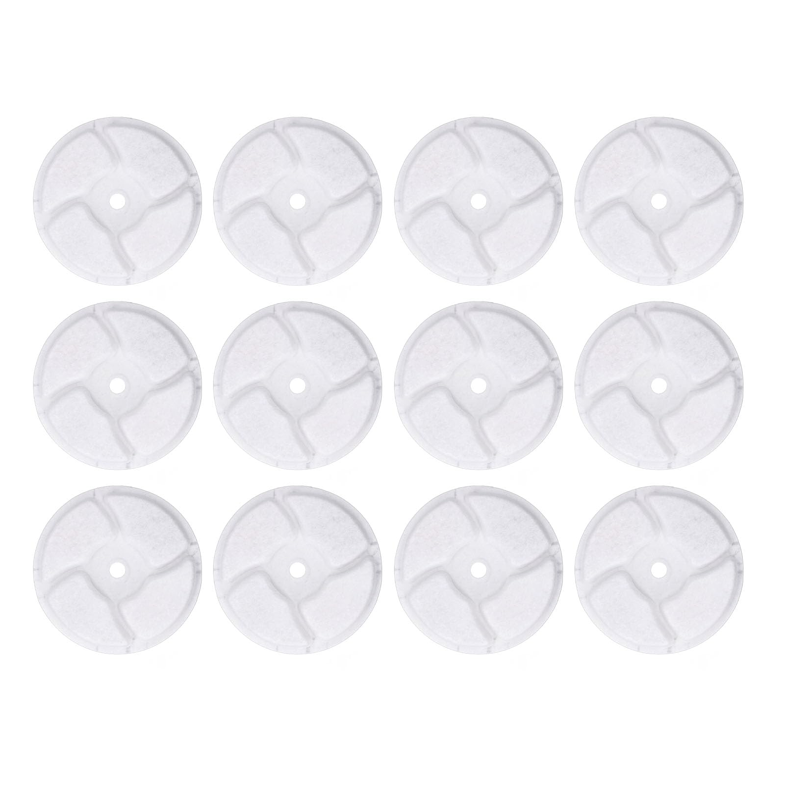 Gavigain Pet Water Fountain Filter, 12 Pack, Activated Carbon and Ion Exchange Resin, Odor Removal, Softens Water, Long Lasting Replacement Filter for Cats and Dogs