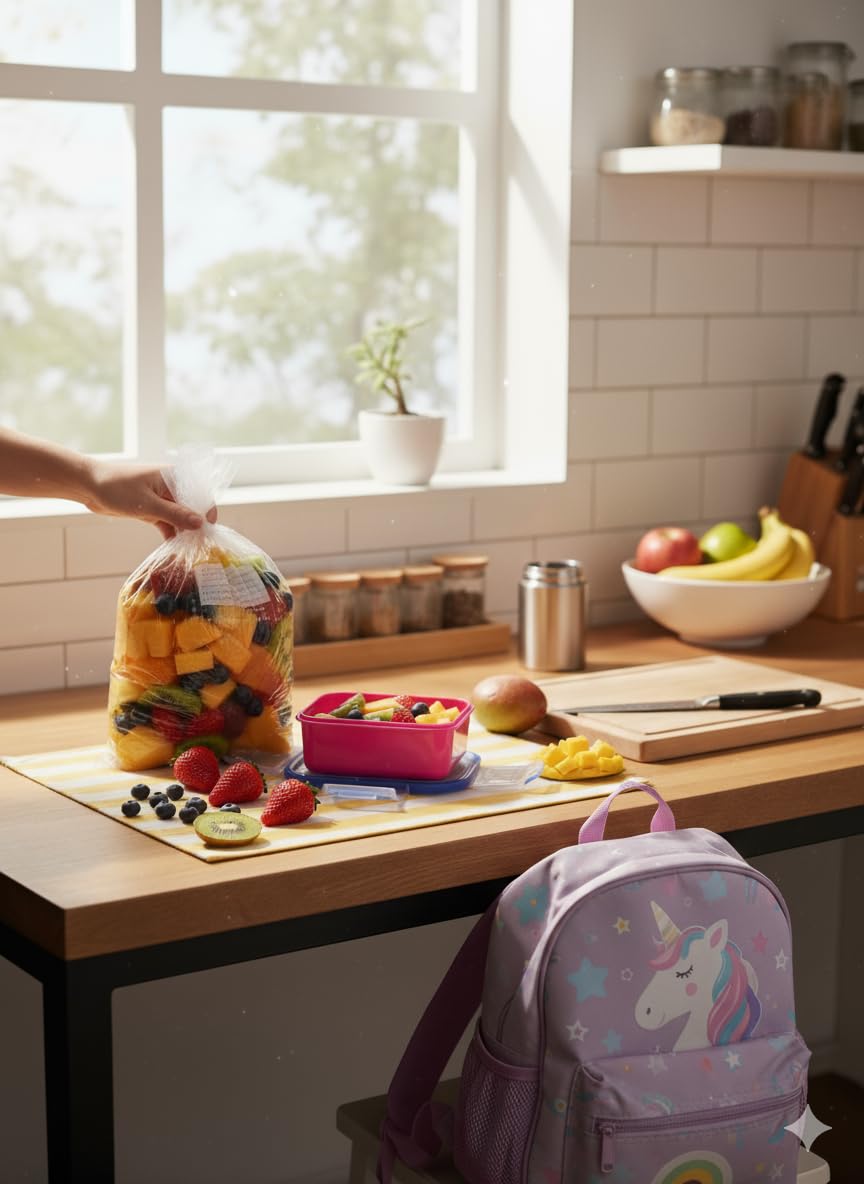 FRIO 130 Sacchetti Gelo Misura Piccola 19x26 cm | Confezione Risparmio per Alimenti, Freezer e Cucina | Buste Congelatore con Laccetti ed Etichetta | Antistrappo e Resistenti, Maxi Scorta
