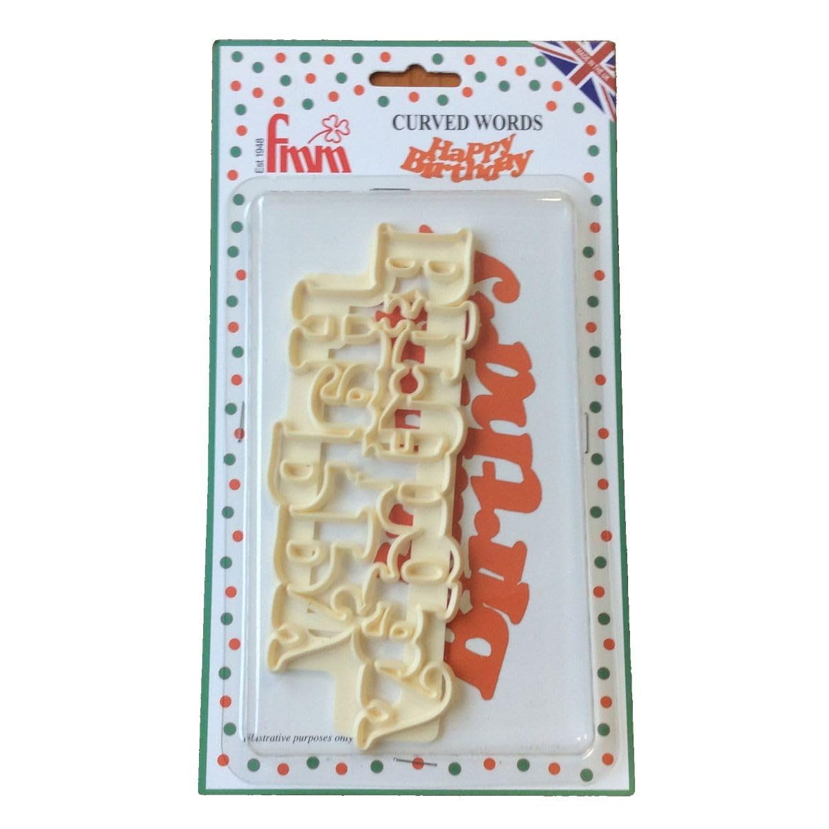 Fmm Sugarcraft Ltd Fondant Icing Cutter-Happy Birthday