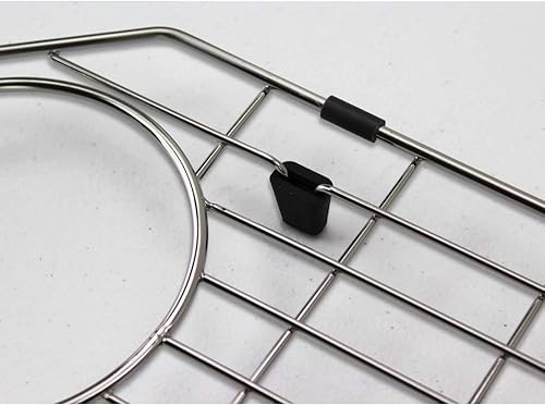 Miniatura 6 de Transolid TSGB24201 Quinn - Rejilla de fregadero inferior, 18 pulgadas de largo x 13 pulgadas de ancho x 1 pulgada de alto, acero inoxidable