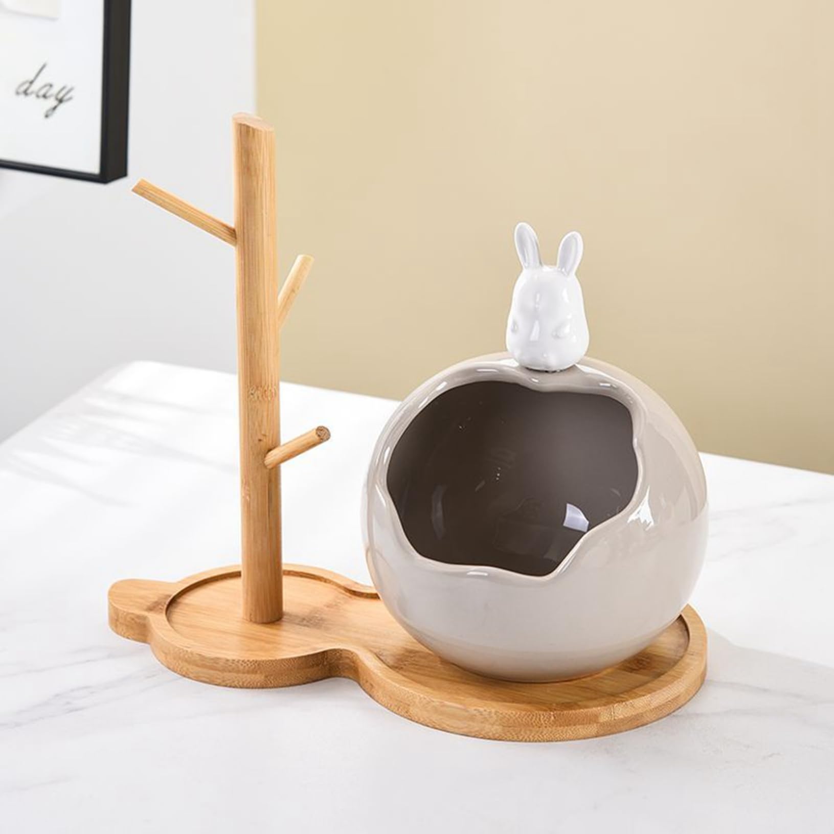悟空托盘置物装飾品陶磁器寝室小物収納