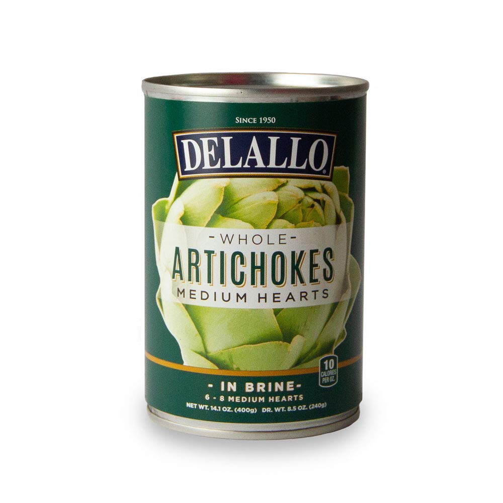 DeLallo Artichoke Hearts, 14.1-Ounce Unit (Pack of 6)
