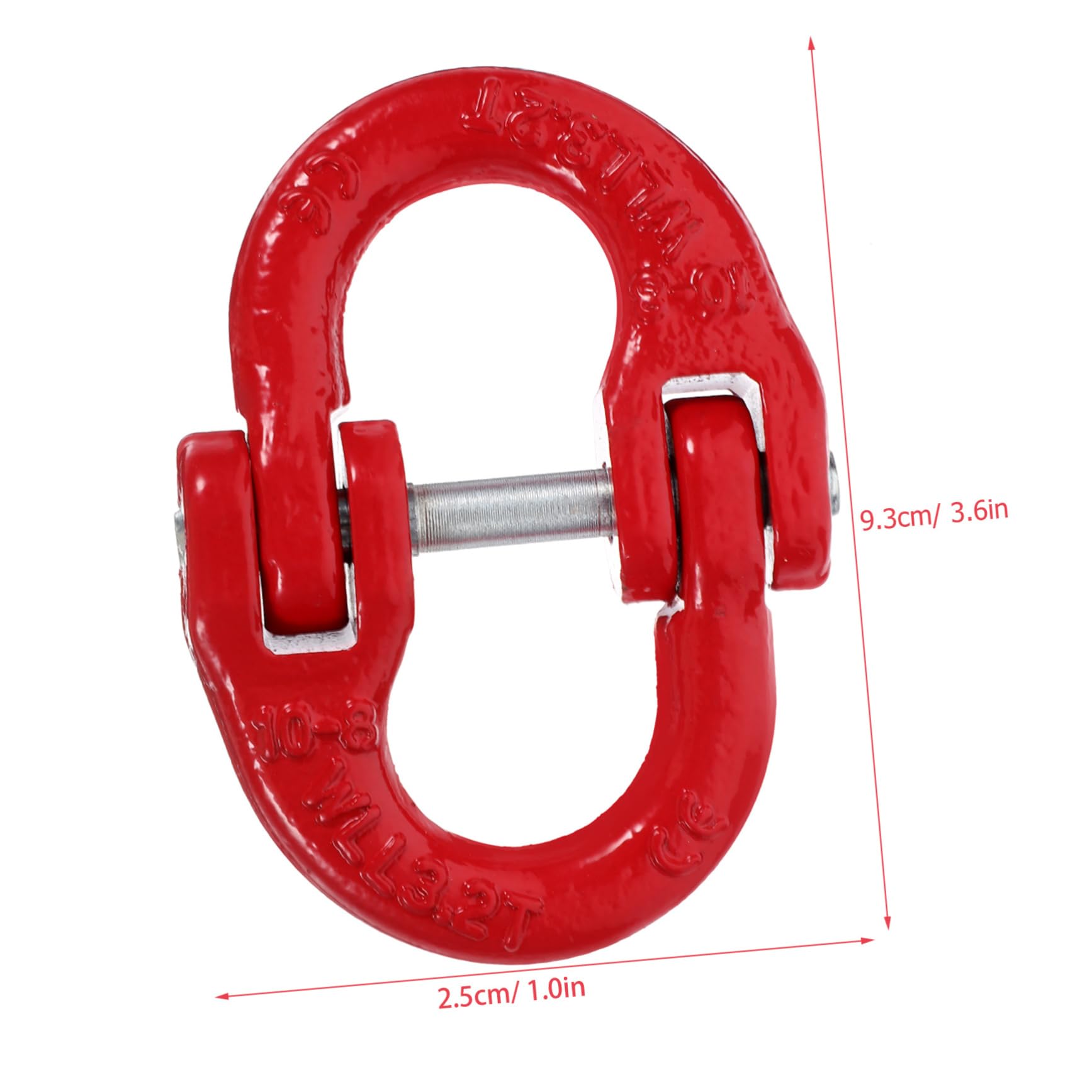 SOLUSTRE Lifting Chain Buckle ATV Hitch Receiver 3.2t Load Steel Coupler Safety Chain Hooks for
