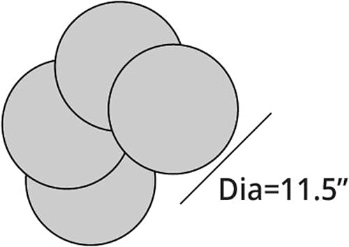 Miniatura 2 de Covermates Keepsakes - Juego de 4 separadores acolchados - Protección contra arañazos y roturas - Resistente a las manchas - Lavable a máquina -