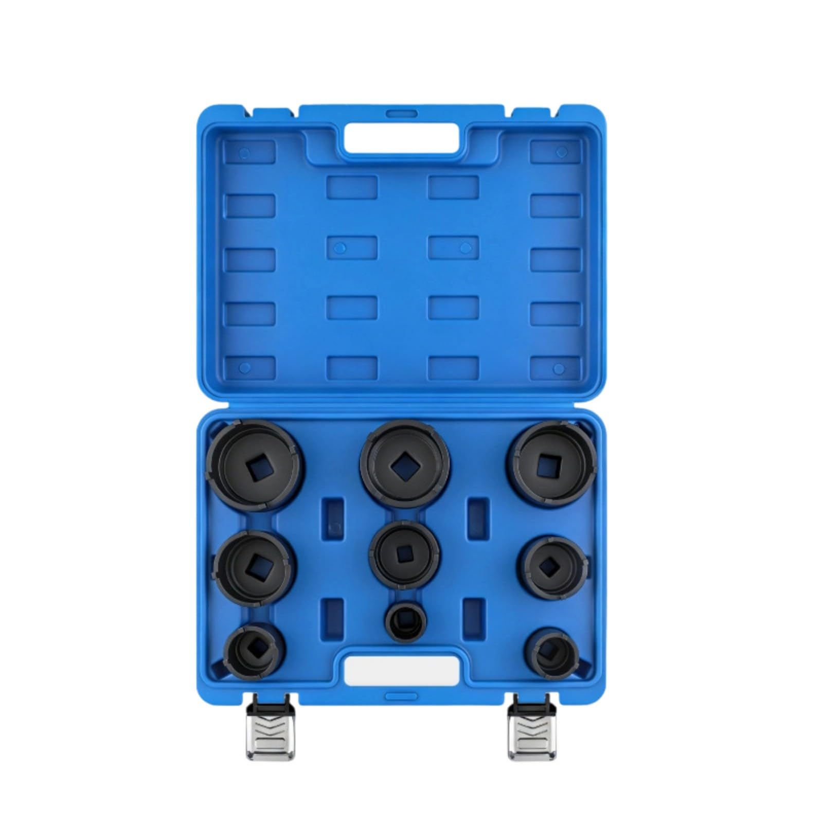 Kaccde 9 Piece Set Accuracy Machined 9 / 11Pcs Steel Nut Socket Set Technician ' S Bearing Nut Set For Heavy Duty Tasks Home Repair Equipment