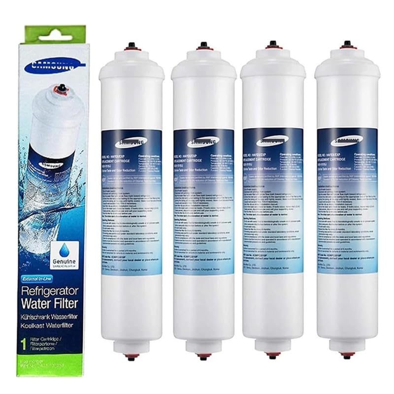 Filtro de agua para refrigerador y congelador compatible con Samsung DA29-10105J DA99-02131B HAFEX/EXP estilo americano DA2010CB (4 piezas)
