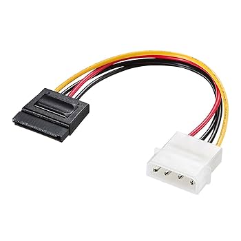 Amazon.co.jp: サンワサプライ シリアルATA電源ケーブル(大4pin